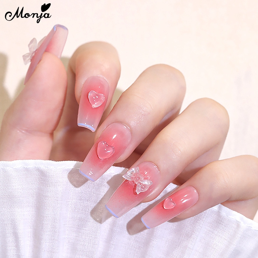Đá Trang Trí Móng Tay Nghệ Thuật 3D Thay Đổi Màu Sắc Độc Đáo Monja