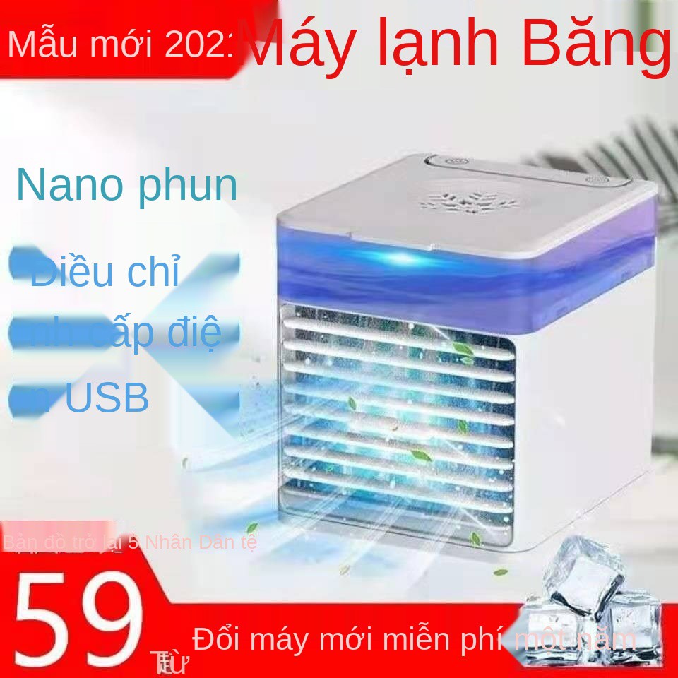 máy phun sương làm mát không khí gia đình quạt điều hòa mini nhỏ USB tạo ẩm ký túc xá sinh viên văn phòng