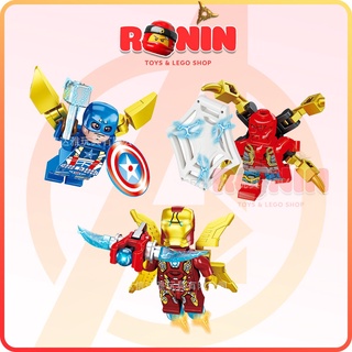 Lắp ráp lego minifigures nhân vật siêu anh hùng mavel / dc