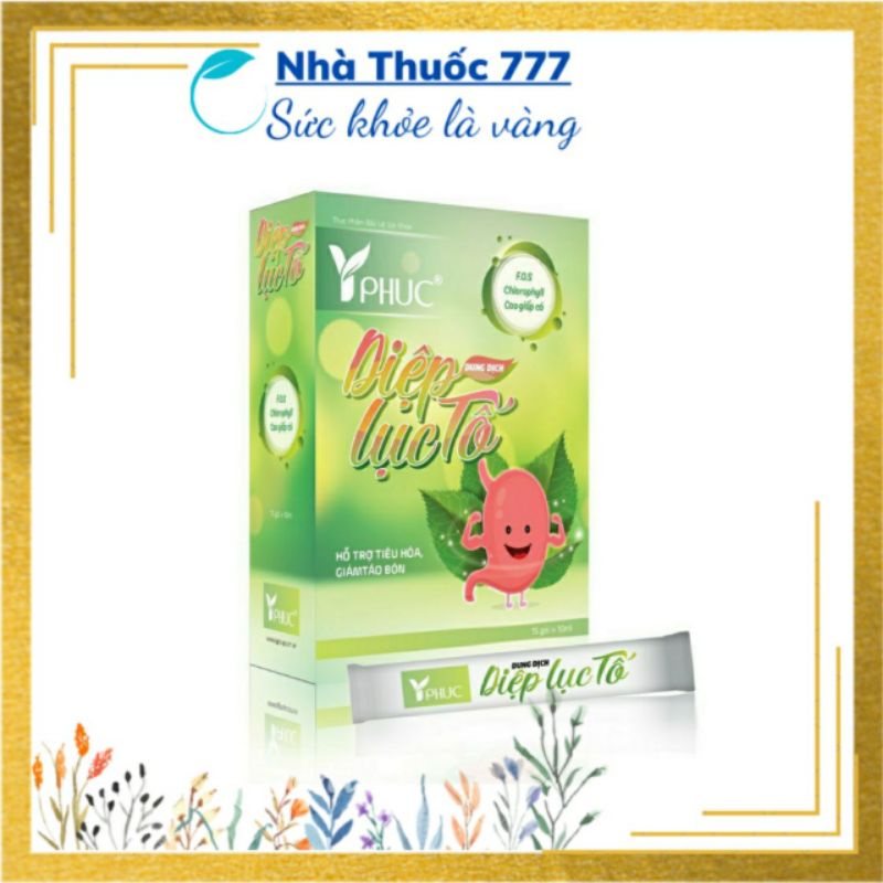 (CHÍNH HÃNG)DIỆP LỤC TỐ Y PHÚC (15 gói)