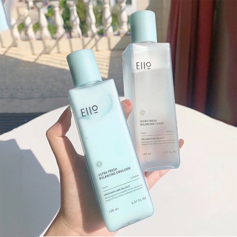 Bộ mỹ phẩm EIIO dưỡng ẩm chăm sóc da dầu hỗ trợ giảm mụn làm mát da mùa hè cho nữ