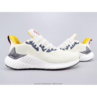 (tại chỗ) Giày thể thao nam ADIDAS ALPHA BOOST Giày thể thao ba màu be 40-45