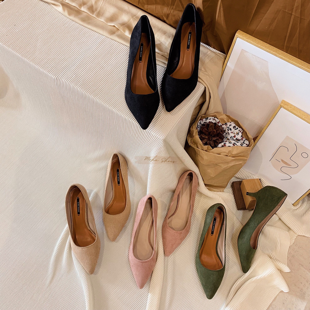 [GIÀY CAO GÓT] Zara da lộn 3ph