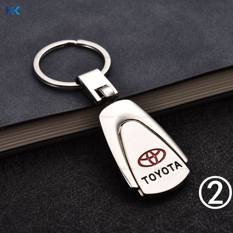 Bộ móc khóa hợp kim dành cho xe máy chủ đề logo Toyota
