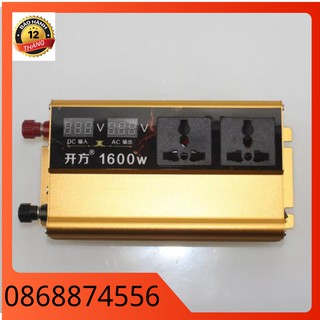 Bộ kích điện 1600W 12V - 220V Sin Chuẩn