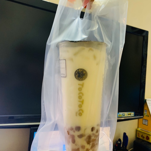 Combo 2 kg túi trà sữa 1 cốc và 2 cốc, túi trà sữa toco, túi đựng cốc 700ml