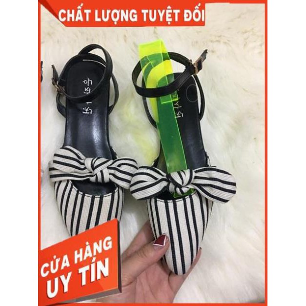 [Thanh lí xả kho] Sục Quai Hậu Mũi Thắt Nơ - Ảnh Chụp Thật 100%