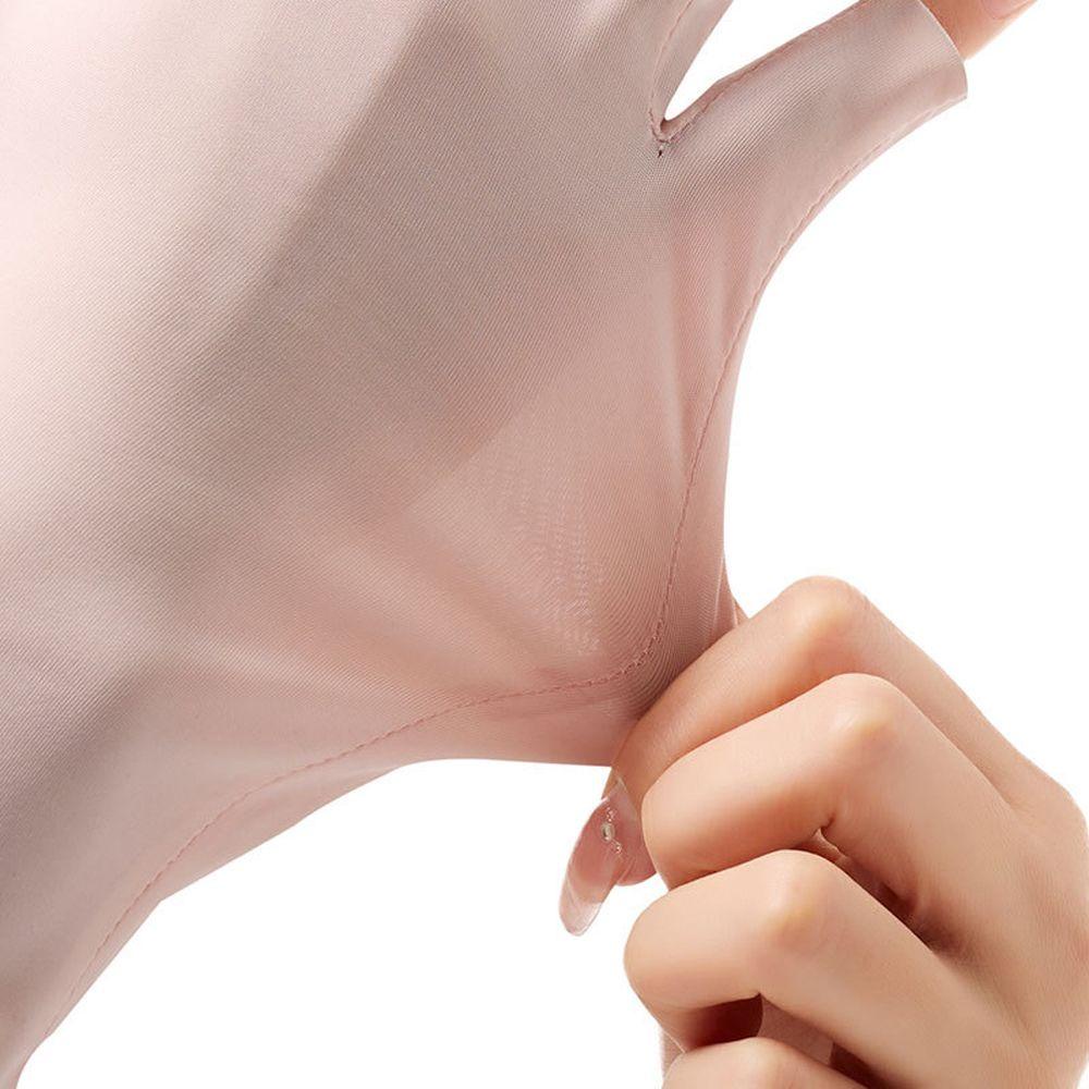 Găng Tay Hở Ngón Chống Trượt Thoáng Khí Màu Sắc Đơn Giản