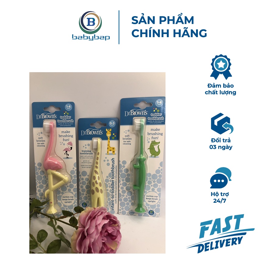 Bàn Chải Đánh Răng Cho Bé Từ 1-4 Tuổi Dr Brown_s