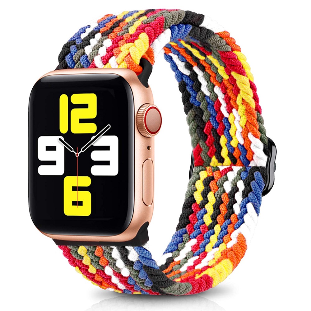 Dây Đeo Bằng Nylon Cho Đồng Hồ Thông Minh Apple watch 44mm 40mm 38mm 42mm iWatch series 7 se 6 5 4 3 45mm 41mm