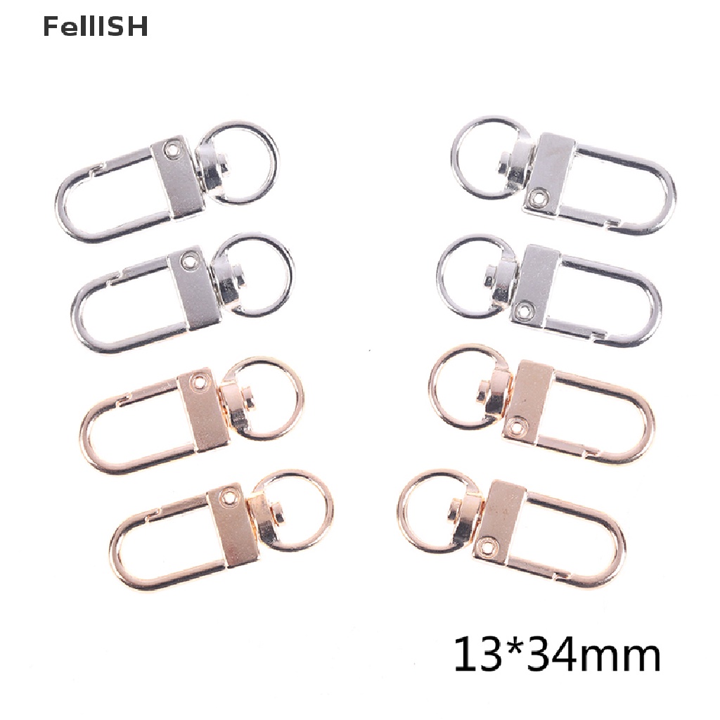 [Felli] 10pcs 13*34mm Lobster Clasp Hooks For Necklace&amp;Bracelet Chain DIY Jewelry Making 439br