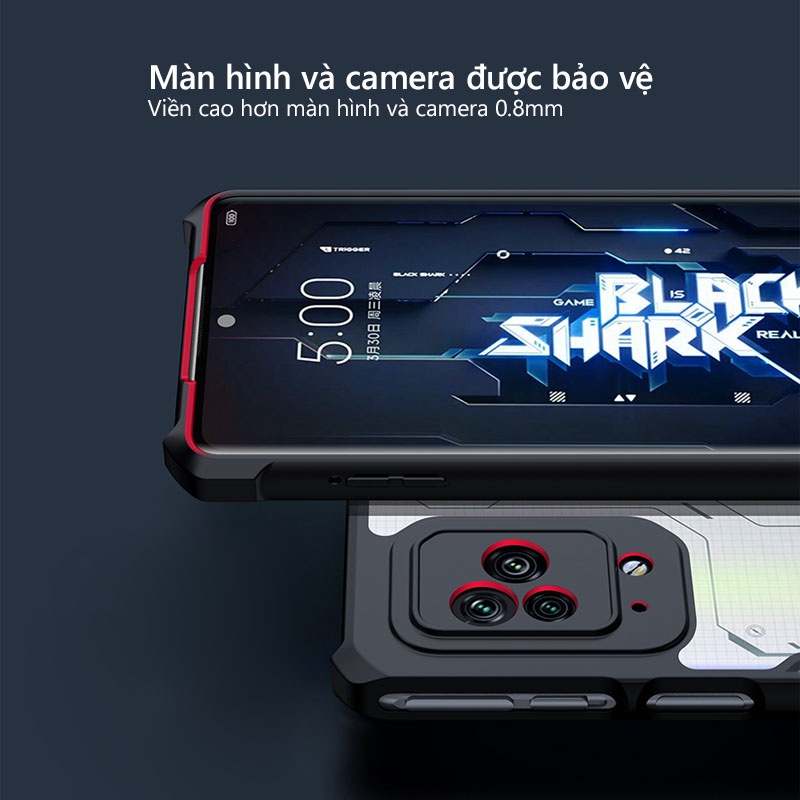 Ốp lưng XUNDD Black Shark 5 / 5 Pro Mặt lưng trong, Viền TPU, Chống sốc