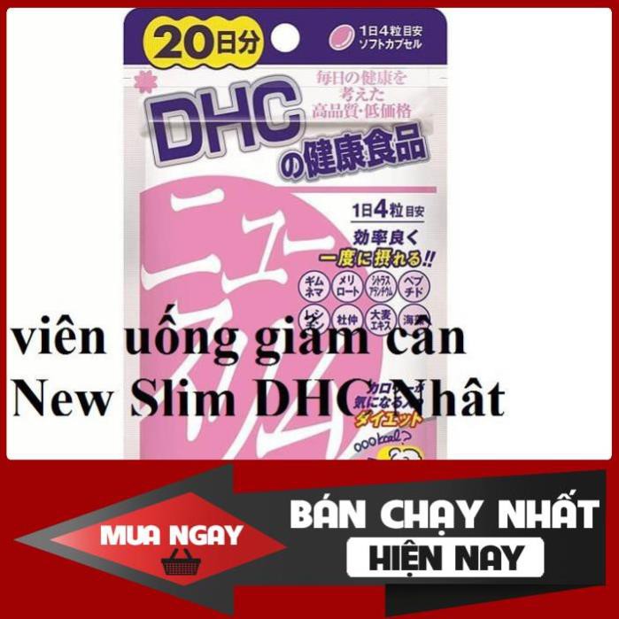 new slim Viên uống giảm cân Nhật bản 20 ngày đốt cháy mỡ mạnh mẽ và hiệu quả