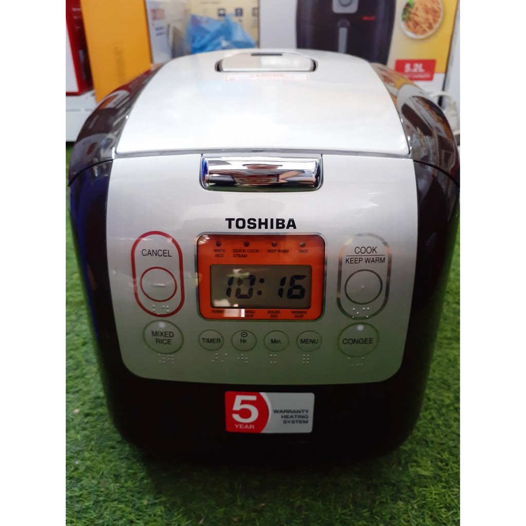 [Mã ELMS5 giảm 7% đơn 300K] Nồi cơm điện tử Toshiba RC-10NMF/NTF, 1.0L, hàng Thái Lan, BH 12 tháng | BigBuy360 - bigbuy360.vn