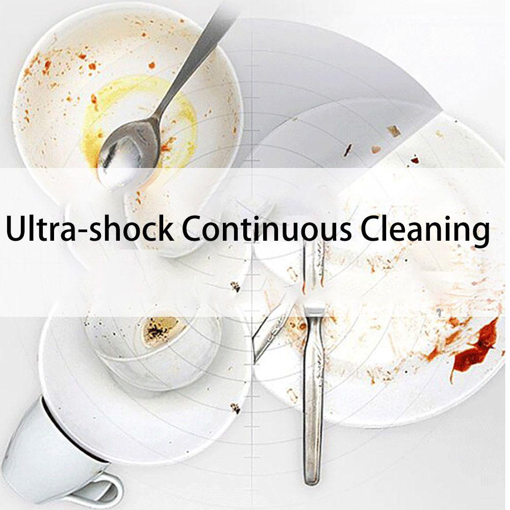 WATTLE Máy Rửa Chén Mini USB 5W Bằng Sóng Siêu Âm Tiện Dụng