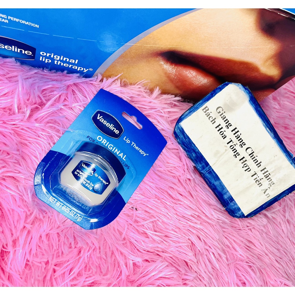 Sáp Dưỡng Môi Mềm Mịn Không Mùi Vaseline Lip Therapy 7g Cam Kết Chính Hãng Mỹ