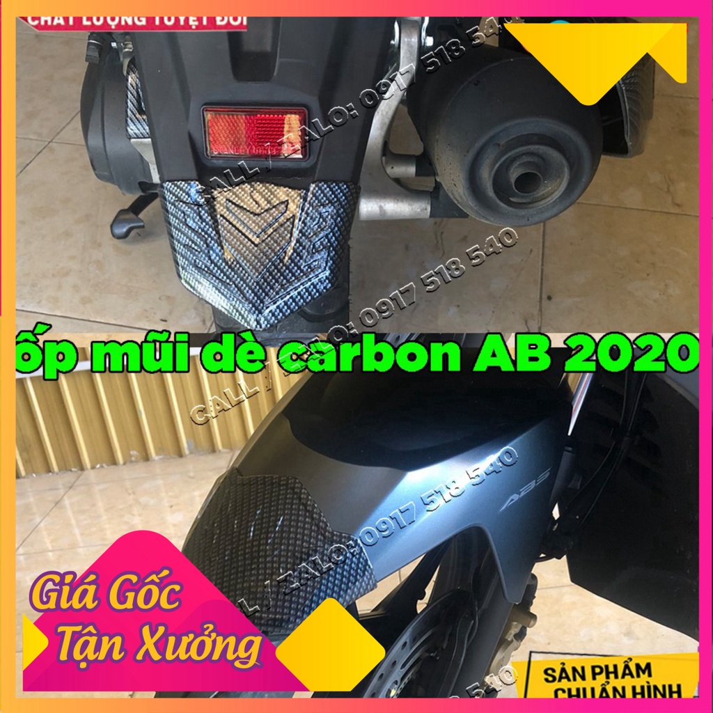 Bộ Ốp cacbon AB 2020 - 21 Hàng Loại 1 Chính Hãng Artistar( AIRBLADE 2020 - 21) (Ảnh Sp thật)