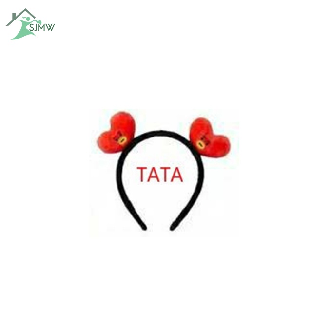 Băng Đô Cài Tóc Hình Hoạt Hình BTS 3D Dễ Thương Cho Bé