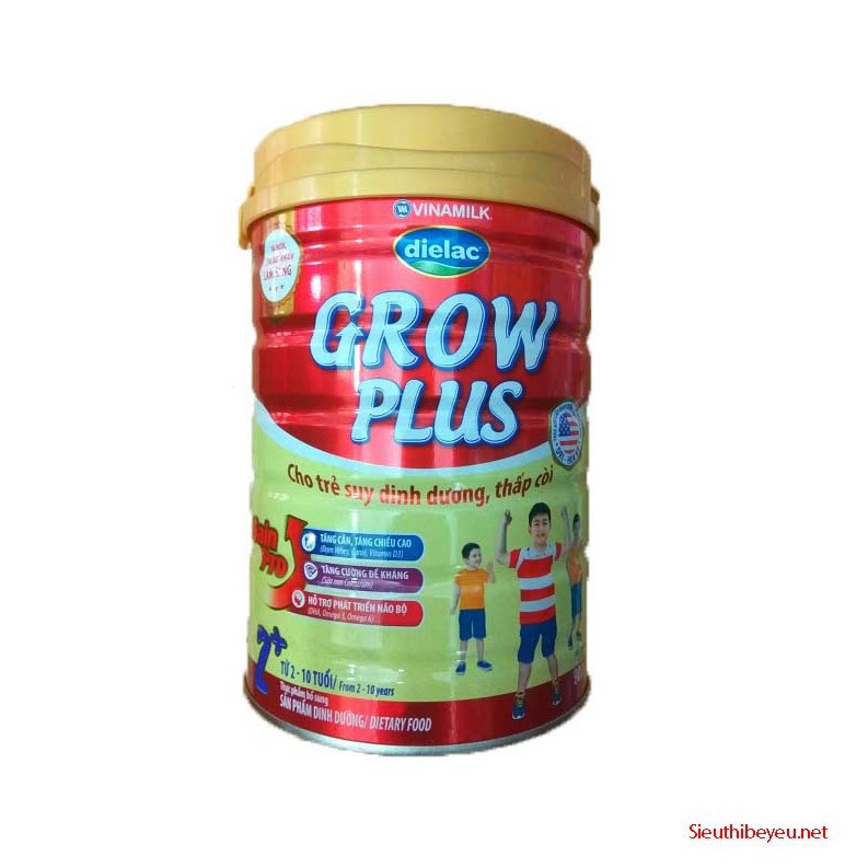 Sữa Dielac Grow Plus 2+  900g