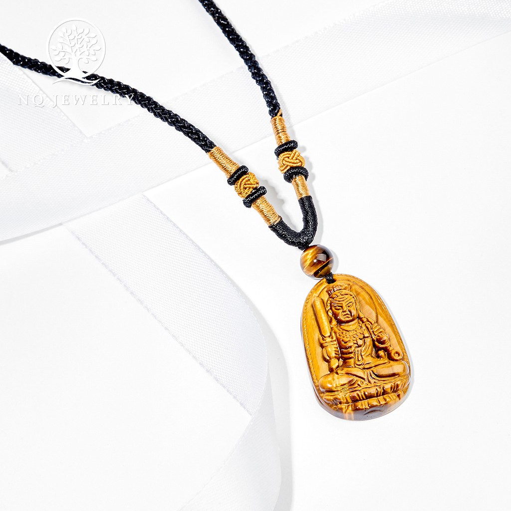 Dây chuyền phật bản mệnh vàng nâu - NQ Jewelry