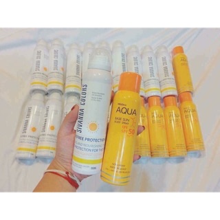 Xịt chống nắng toàn thân Aqua / Sivanna