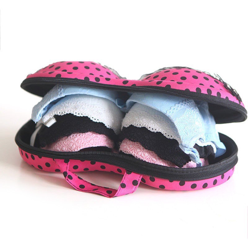 Cặp Đựng Quần Áo Lót Du Lịch Họa Tiết - Giữ Form, Bảo Vệ Dáng Áo Ngực Đắt Tiền