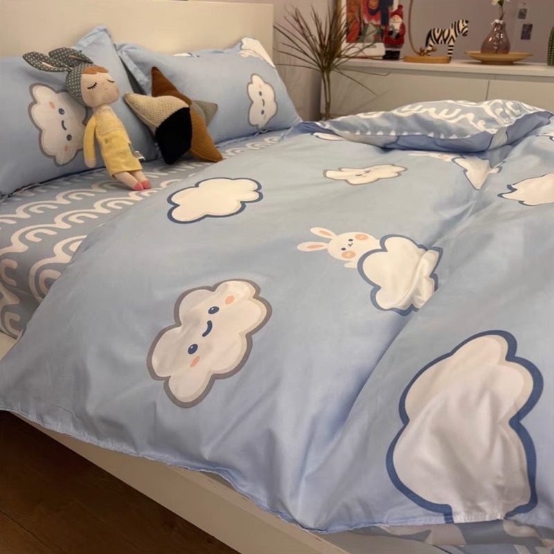 Set Bộ Vỏ Chăn Cotton Poly Hoạt Hình Dễ Thương ( 8 Mẫu Mới) -Shinbedding