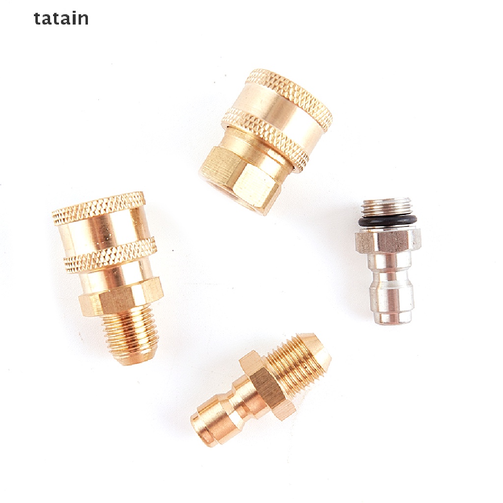[TAT] Copper 1/4 High Pressure Washer Quick Coupling Water Gun Hydraulic Coupler CVX