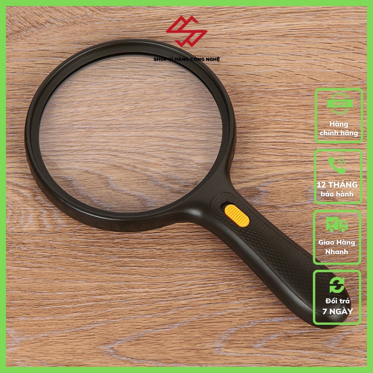 Kính Lúp Cầm Tay Có Đèn 138mm Đọc Sách Báo Cho Người Già