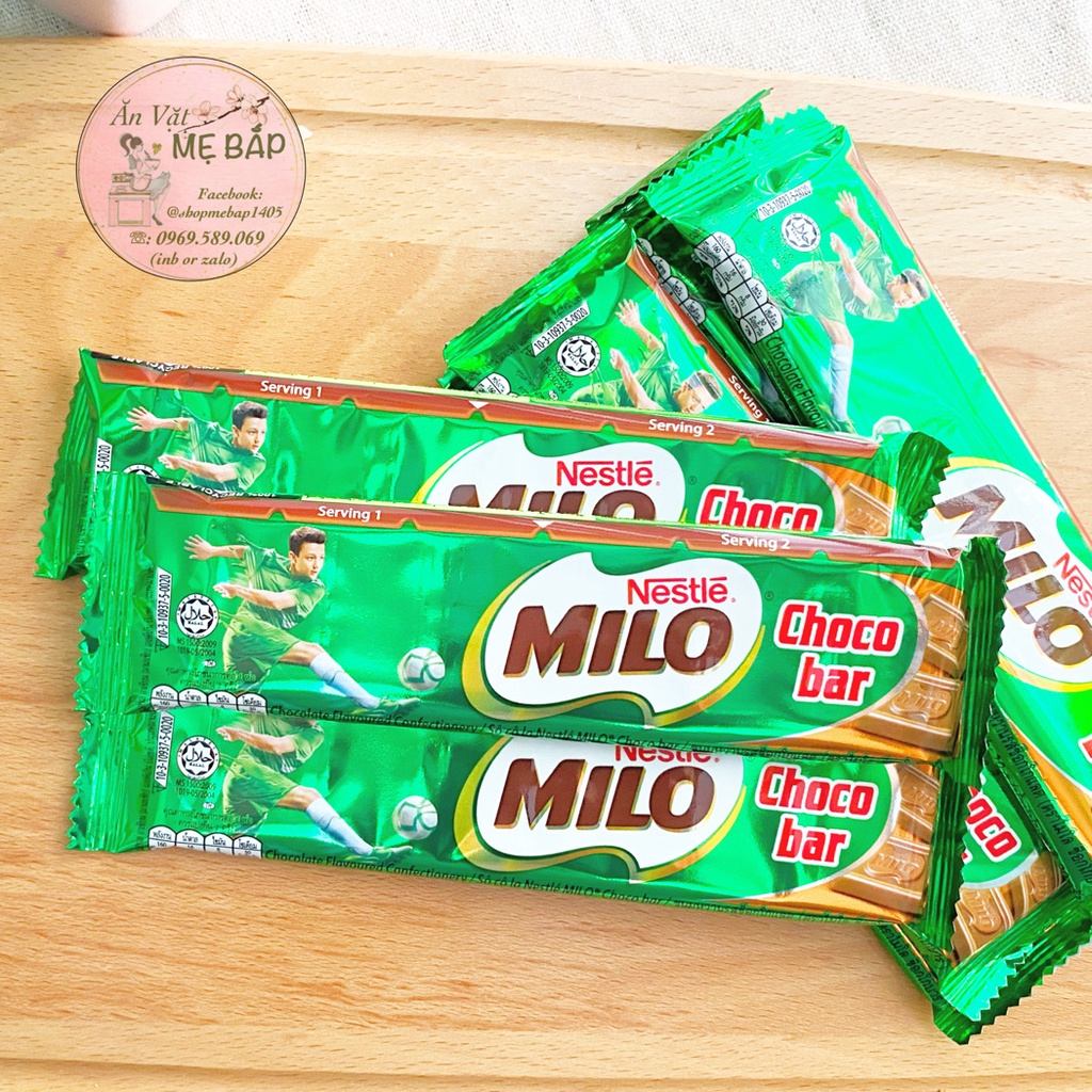 Kẹo Milo Choco Bar Nestle Thái Lan - Thanh 30gram - Shop Mẹ Bắp