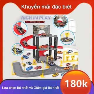 Trẻ em hướng dẫn sử dụng xe phiêu lưu theo dõi giáo dục cứu hộ xe phiêu lưu đồ chơi bãi đậu xe mô phỏng món quà cậu bé
