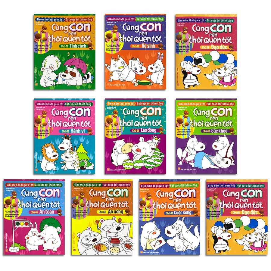Sách: Cùng con rèn thói quen tốt Vệ Sinh TSTN