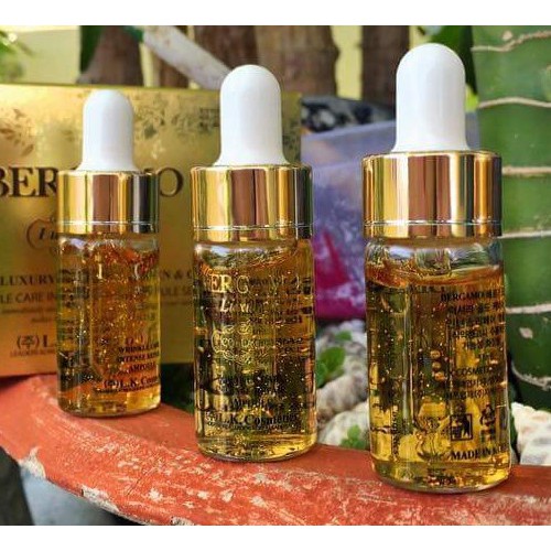 Bộ 4 chai Serum Bergamo Luxury Gold