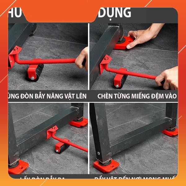 Dụng cụ hỗ trợ di chuyển đồ đạc 400kg, dụng cụ di chuyển đồ nội thất đa năng Hàn Quốc