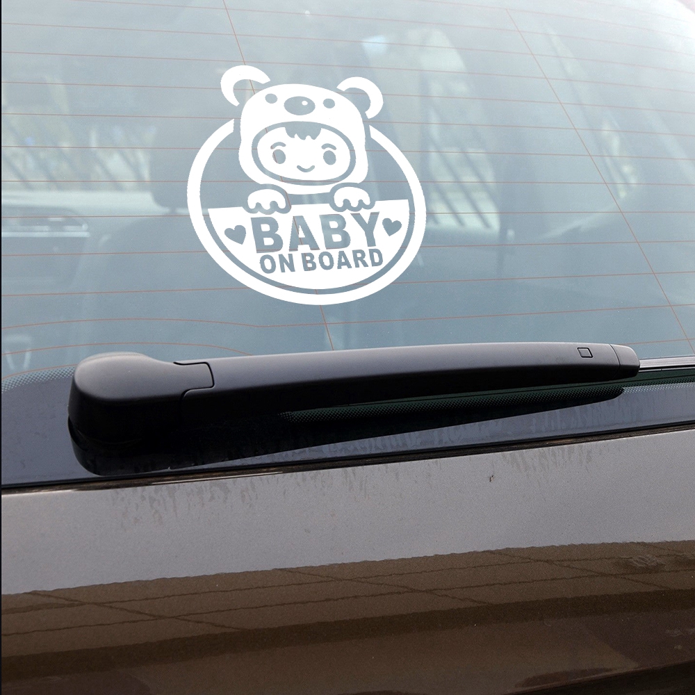 Decal dán trang trí " Baby on Board " cho xe hơi COD