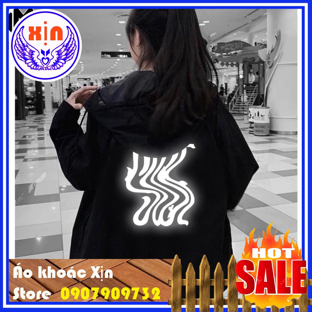 (HÀNG XỊN) ÁO KHOÁC DÙ. ÁO KHOÁT DÙ NAM NỮ PHẢN QUANG MỚI (Đủ Size nhỏ và XL)