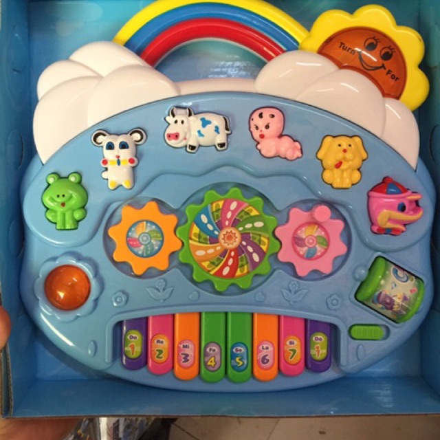 Đàn cầu vồng phát nhạc ( màu xanh)