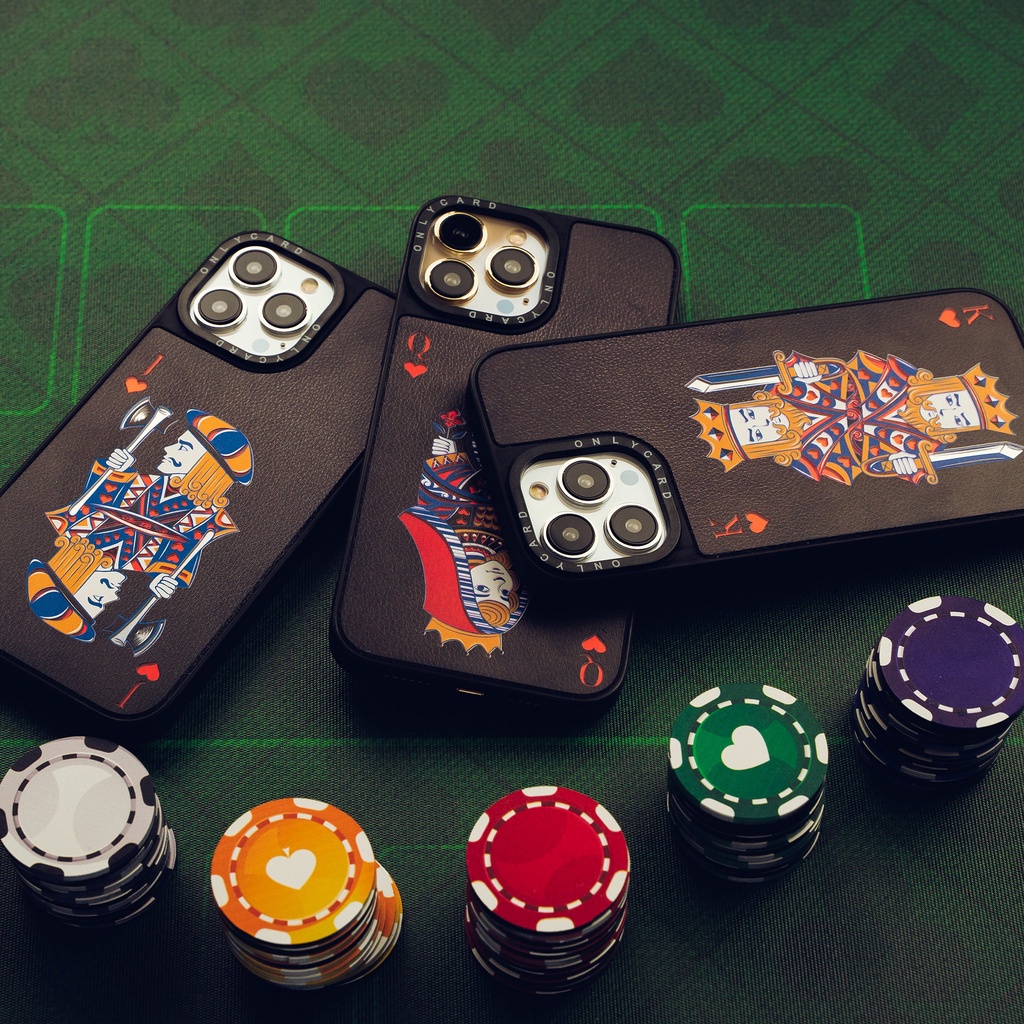 Ốp lưng thông minh ONLYCASE_POKER_17/Cho các dòng IPhone 7/7plus/8/8plus/x/xr/xs/11/12/13/pro/promax