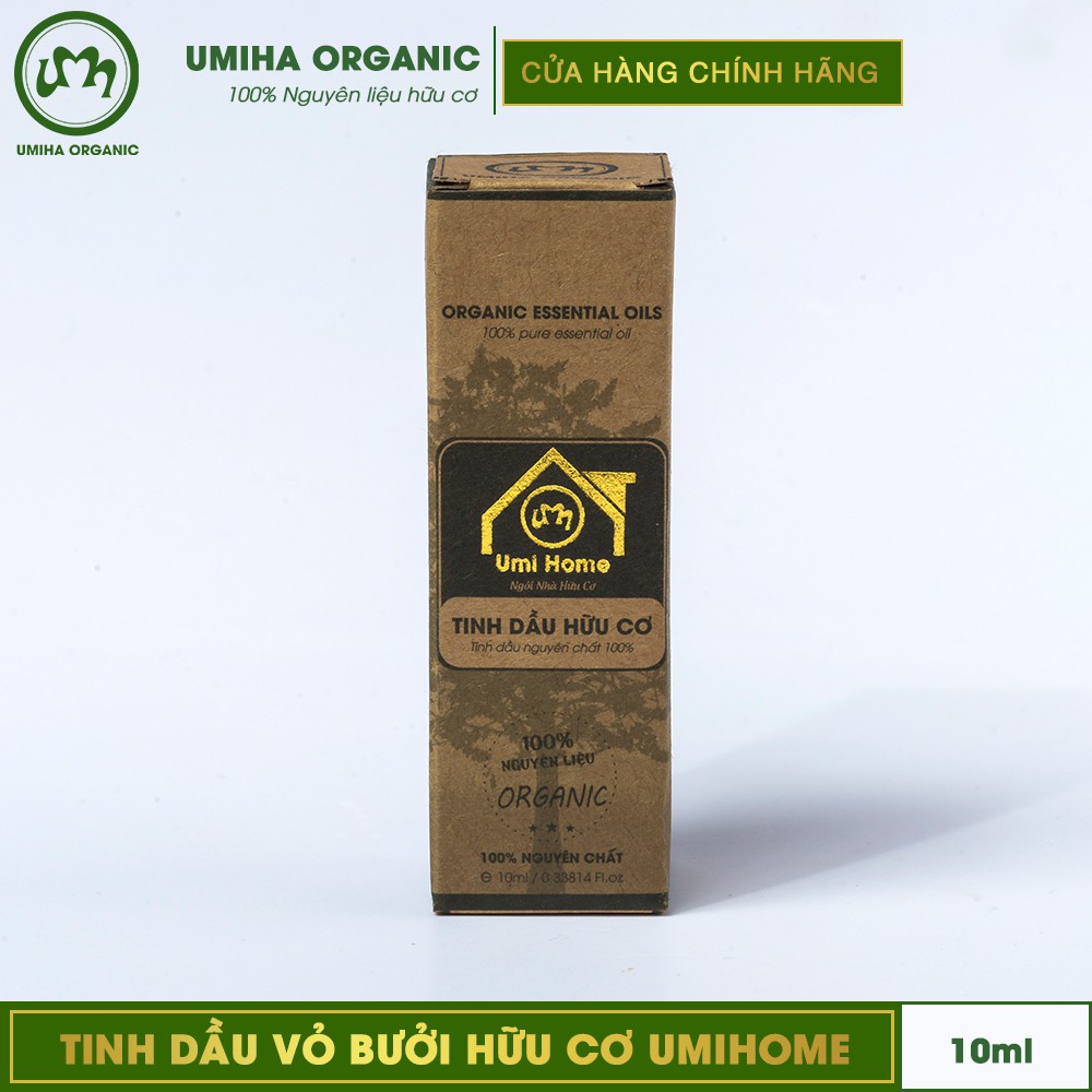 Tinh dầu Bưởi hữu cơ UMIHA nguyên chất | Grapefruit Essential Oil 100% Organic 10ml