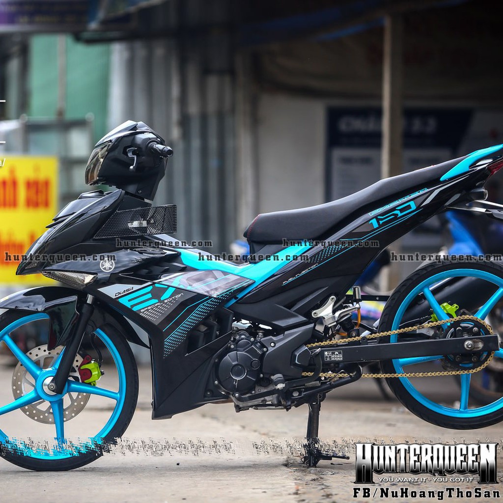 Tem rời dán Xe Exciter 150 phiên bản Y15 2021. Thiết kế theo yêu cầu