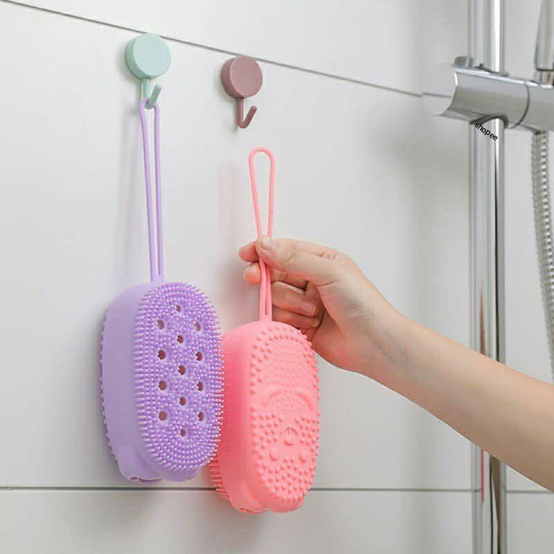 TRACY02 ( chiếc MỚI ) Bông Tắm Tạo Bọt - Bông tắm silicon 2 mặt tạo bọt 12