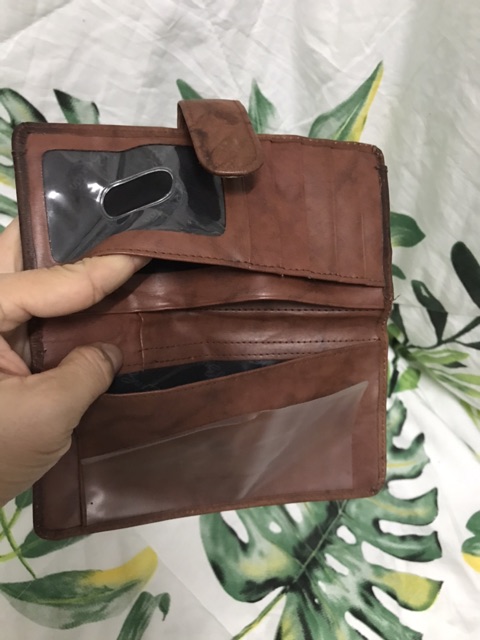 Ví si hiệu chất da bò