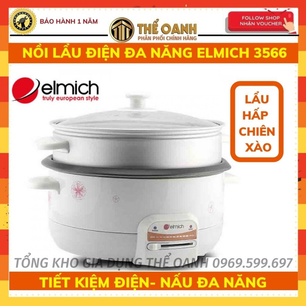 Nồi lẩu điện đa năng ELMICH EL3566