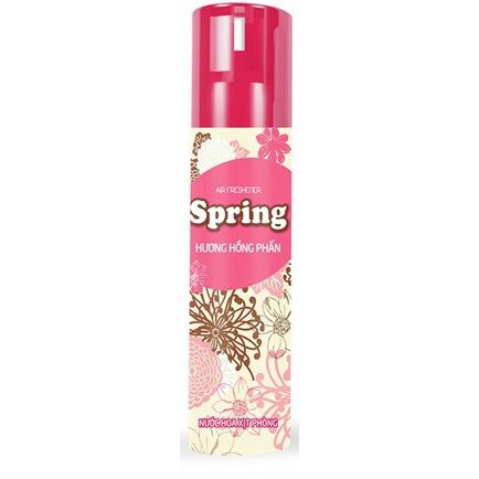 Nước xịt phòng Spring hương Hồng phấn chai 280ml -Dearsieure