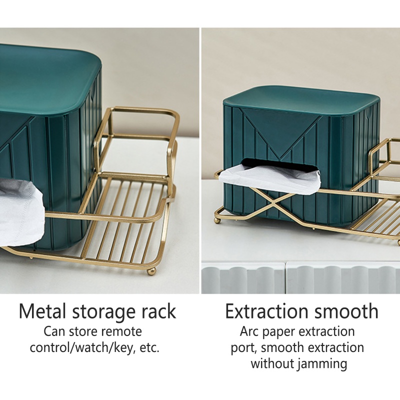 Hộp Đựng Khăn Giấy / Kính Điều Khiển Từ Xa Bằng Nhựa Tiện Dụng Cho Nhà Tắm / Văn Phòng