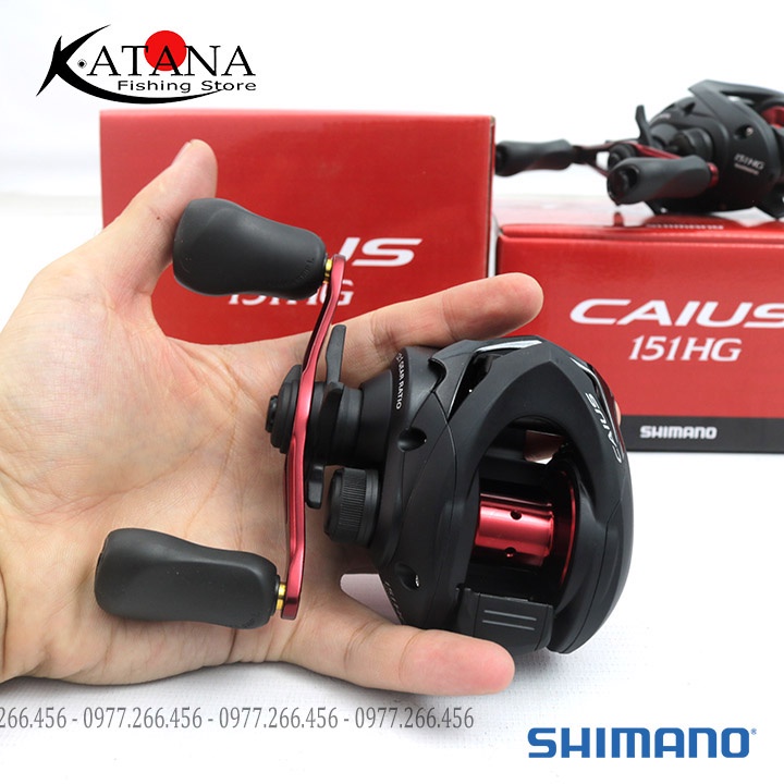 Máy Ngang Shimano Caius 151HG - máy câu hàng hiệu giá rẻ