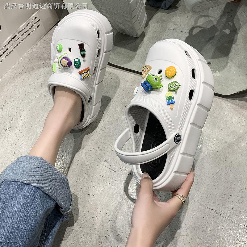 Dép Bít Mũi Đế Xuồng Hở Ngón In Họa Tiết Hoạt Hình Buzz Lightyear Thời Trang Mùa Hè Cho Nữ 2022