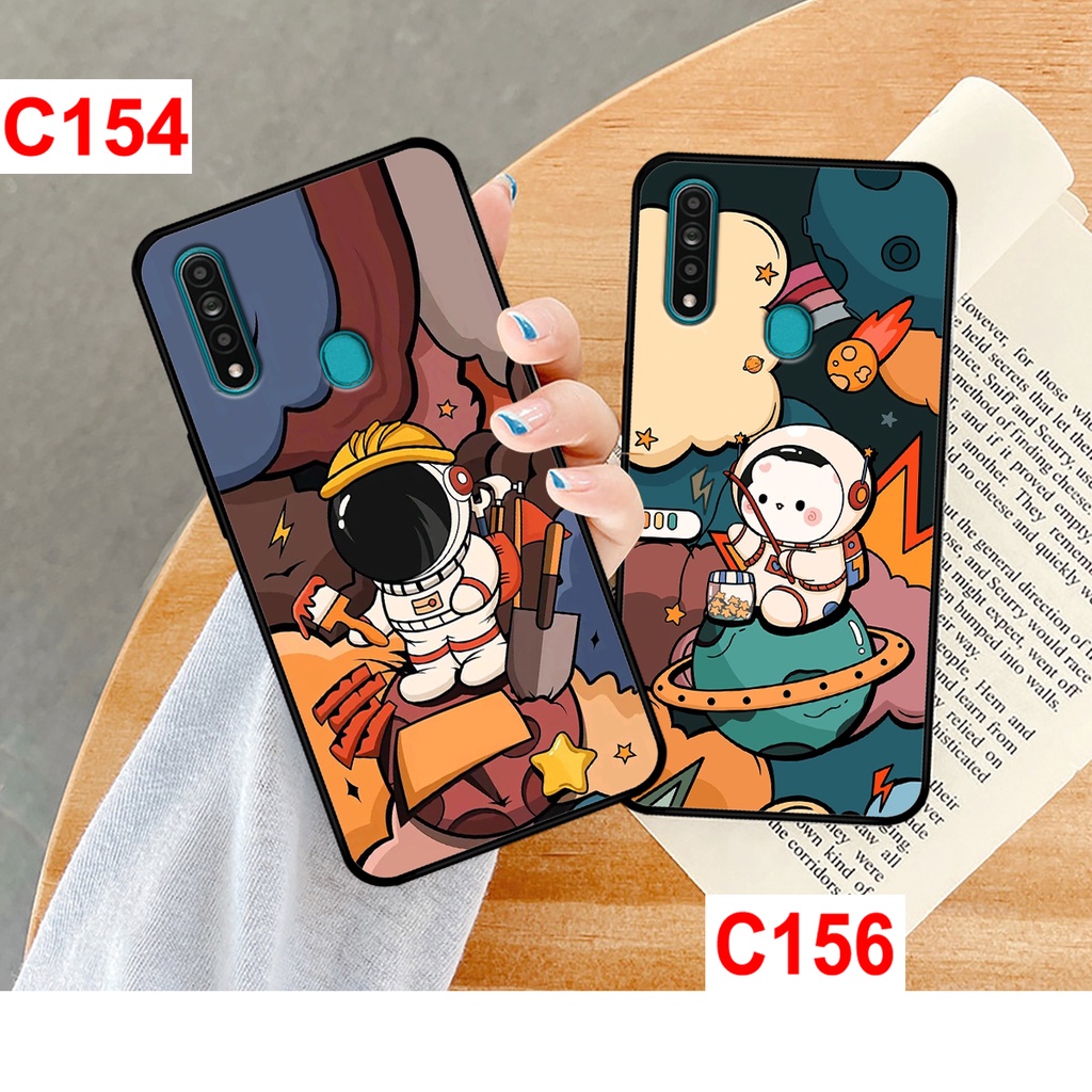 Ốp lưng Oppo A31 in hình vũ trụ phi hành gia. Ốp oppo a31 rẻ bền đẹp.
