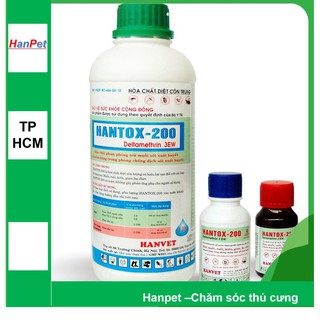 HN-HP10049LV-Hantox 200  (chai 1 lít) Chuyên gia diệt Muỗi ruồi, kiến gián, diệt ve bọ chét và côn trùng gây
