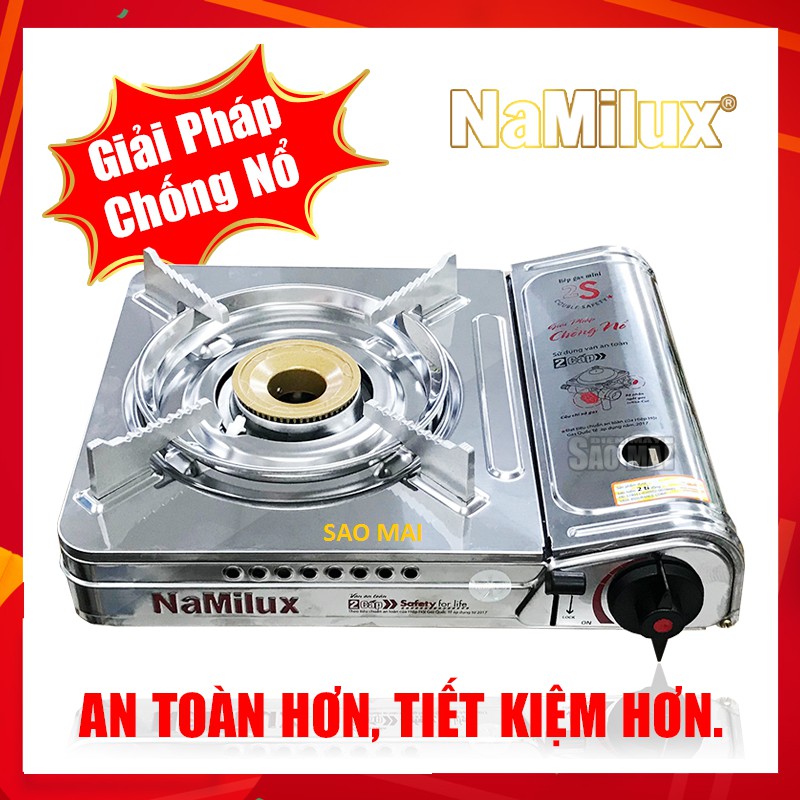 Bếp ga mini inox NaMilux 2S NA-194AS-VN cao cấp - mẫu mới nhất